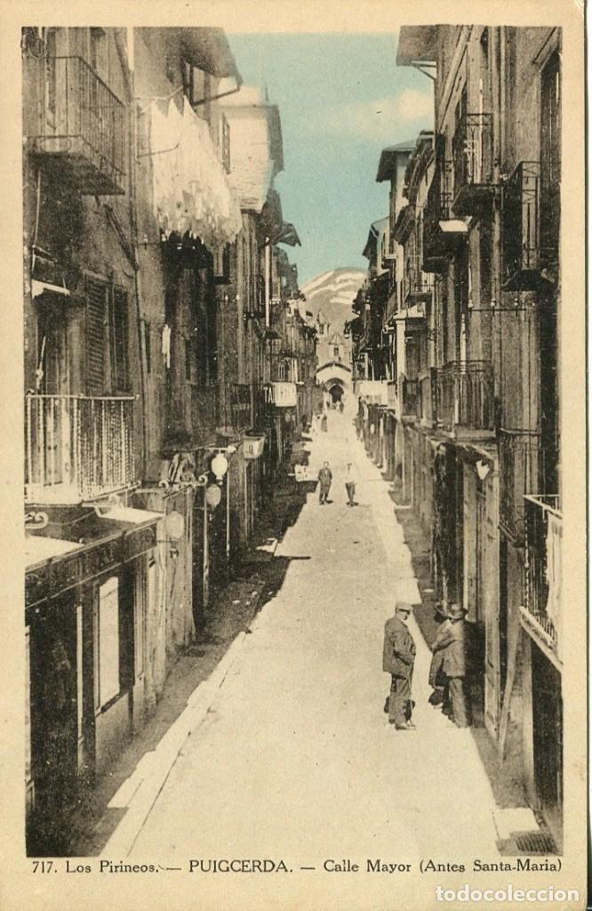 Postales: PUIGCERDA-CALLE MAYOR-