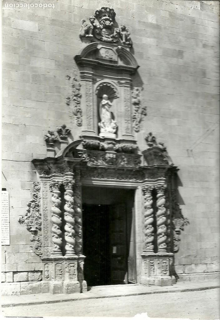Postales: ANTIGUA POSTAL CALDAS DE MONTBUY PORTADA BARROCA IGLESIA PARROQUIAL FOTO COSVI