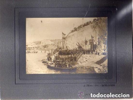 Postales: Fotografia de la inauguracion de las obras del puerto de San Feliu de Guixols. 1903 J. Mauri foto