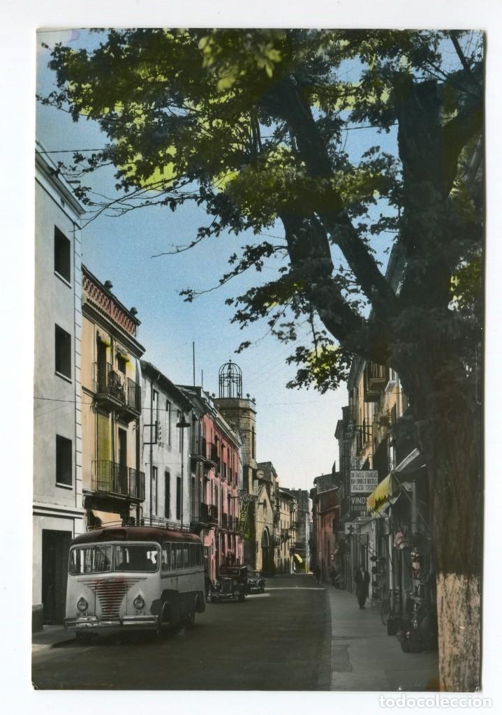 Postcards: a01070 la jonquera carretera de francia 1961 soberanas n&ordm;5 autobus junquera