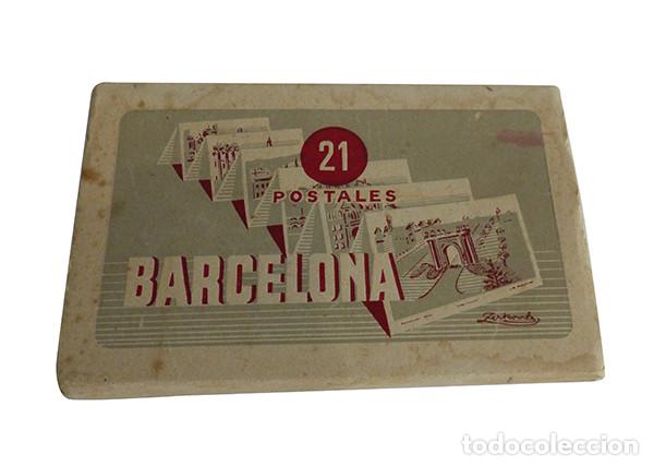 Postales: Acorde&oacute;n de postales de Barcelona de Zerkowitz - Foto 1