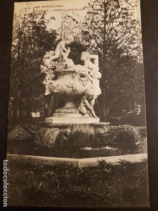 Postales: BARCELONA PARQUE, JARRON ARTISTICO - Foto 1