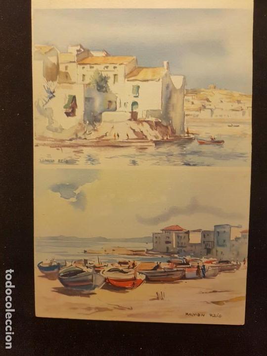 Postkarten: 4 postales COSTA BRAVA por Ramon Reig