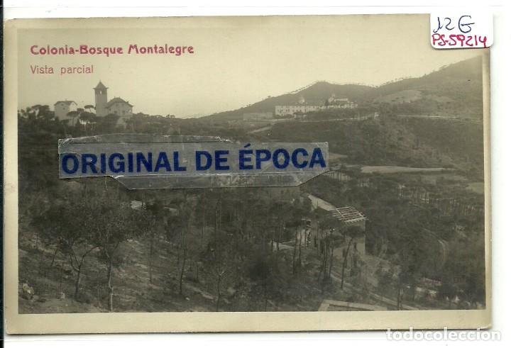 Postales: (PS-59214)POSTAL FOTOGRAFICA DE TIANA-COLONIA BOSQUE MONTALEGRE