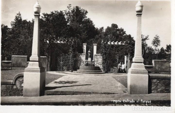 Postales: moy&aacute;. entrada al parque - Foto 1