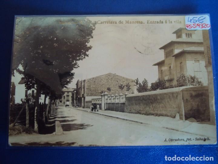 Postkarten: (PS-59320)POSTAL FOTOGRAFICA DE ARTES-CARRETERA DE MANRESA.ENTRADA A LA VILA.J.OBRADORS