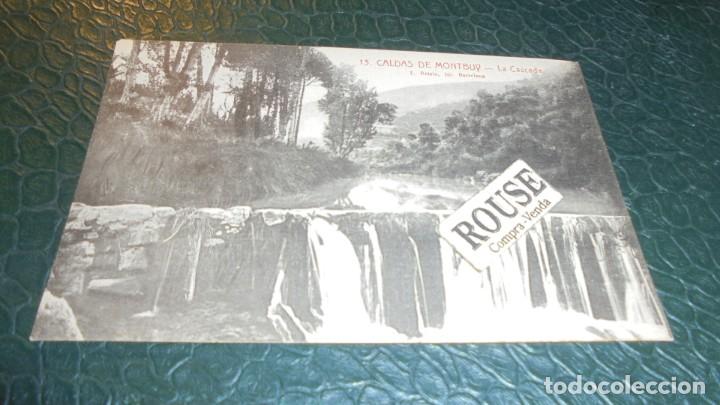 Postkarten: 13 CALDAS DE MONTBUY - LA CASCADA L. ROISIN FIOT. 14X9 CM.