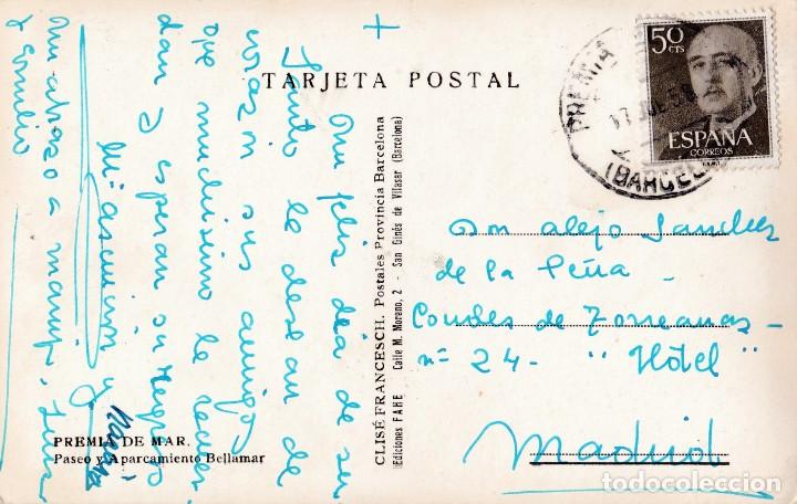 Postales: POSTAL DE PREMI&Aacute; DE MAR . - Foto 2