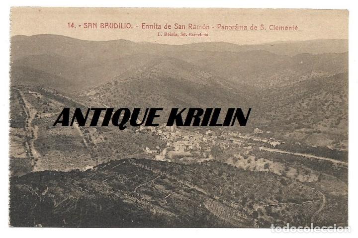 Postales: SAN BAUDILIO N&ordm; 14 ERMITA SAN RAMON , PANORAMA DE SAN CLEMENTE / FOTO L. ROISIN / SIN FRANQUEAR