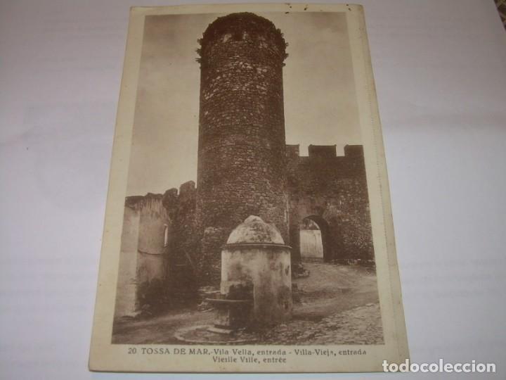 Postales: ANTIGUA POSTAL....TOSSA DE MAR. - Foto 1