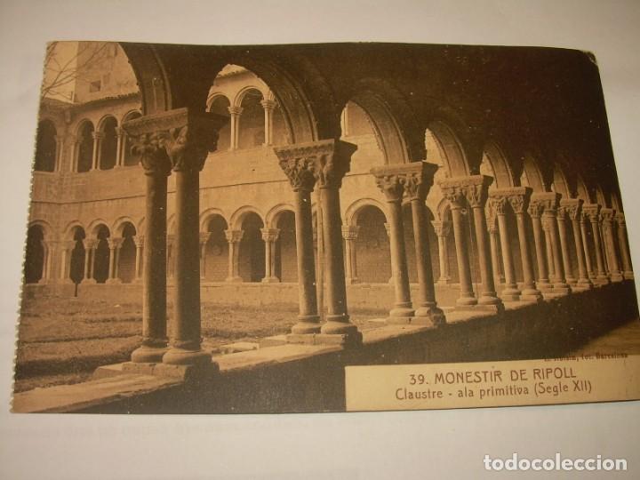 Postcards: ANTIGUA POSTAL....MONESTIR DE RIPOLL.