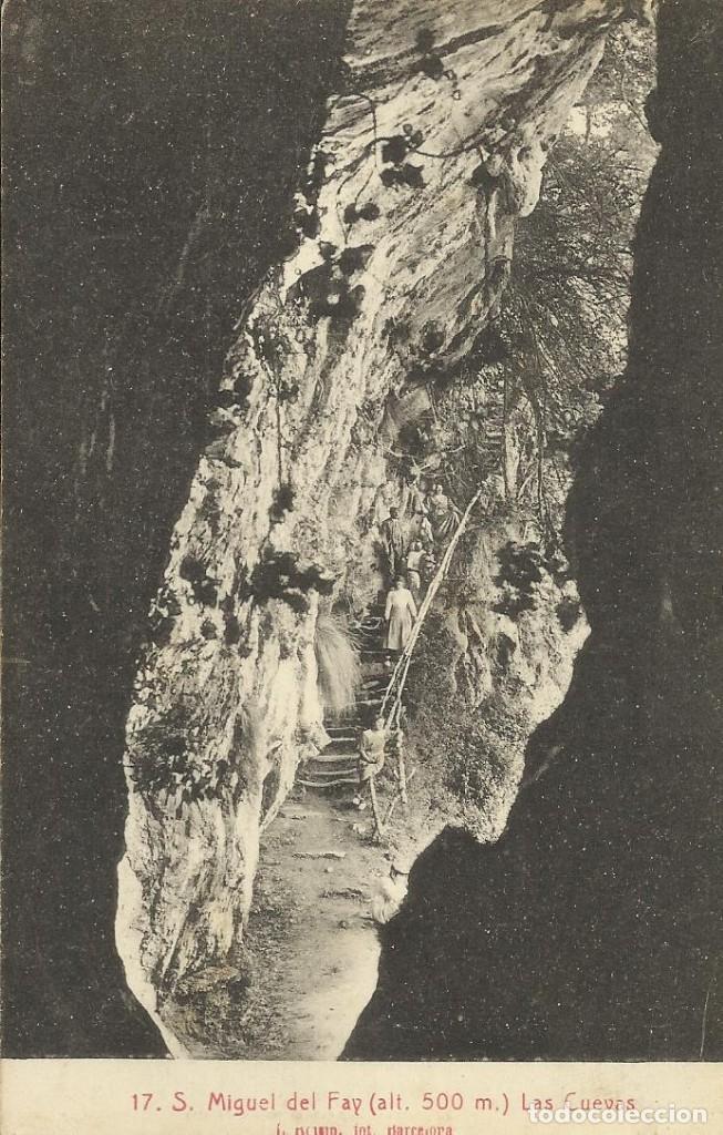 Postales: San Miguel del Fay. Las Cuevas. Roisin. 17. Sin circular. 14x9 cm. Buen estado. Postal.