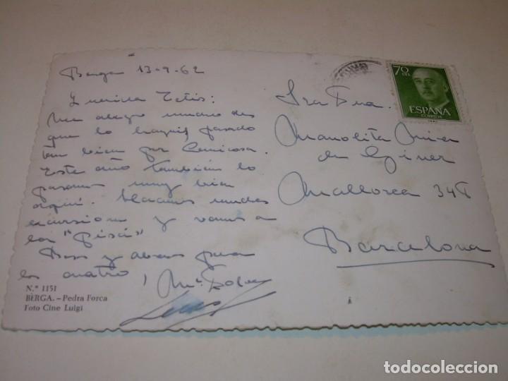 Postales: ANTIGUA POSTAL....BERGA. - Foto 2