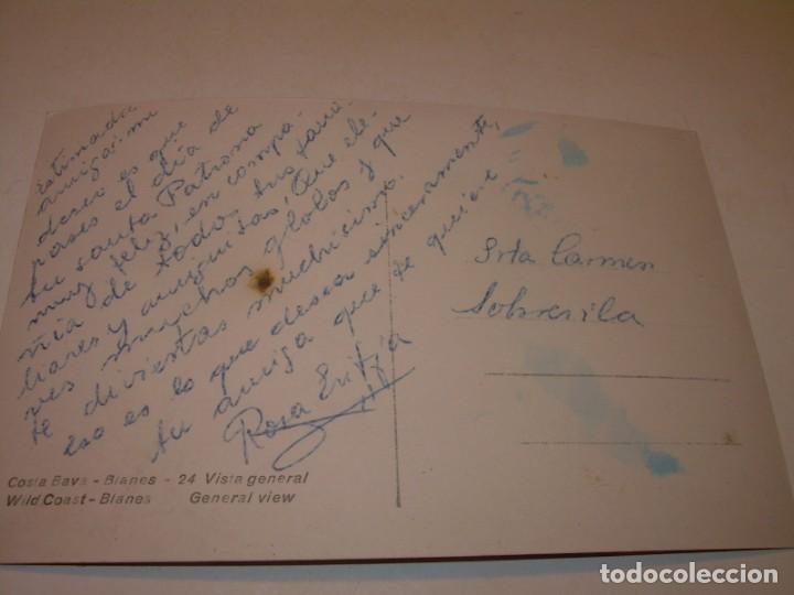 Postales: ANTIGUA POSTAL........BLANES. - Foto 2