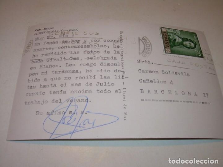 Postales: ANTIGUA POSTAL.......LLORET DE MAR. - Foto 2