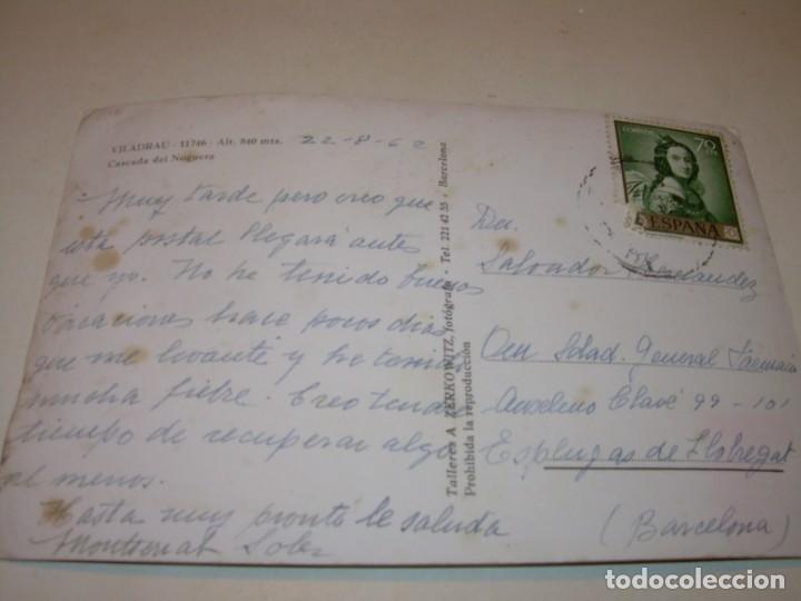 Postales: ANTIGUA POSTAL.......VILADRAU. - Foto 2