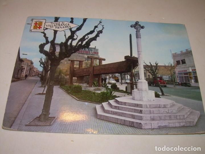 Postcards: ANTIGUA POSTAL.......VILLAFRANCA DEL PANADES.