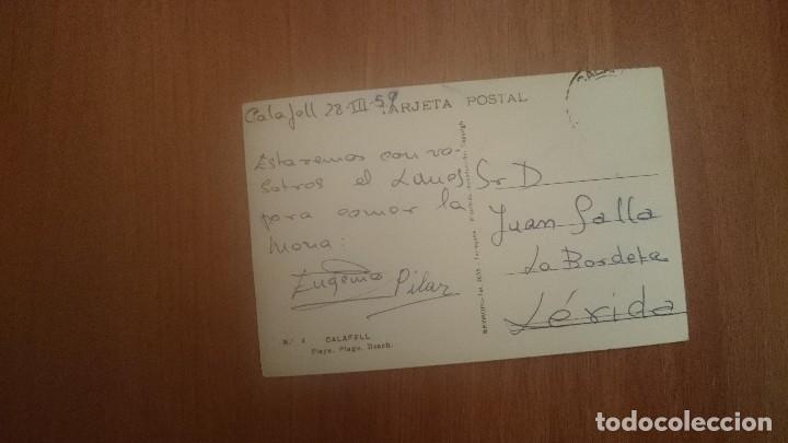 Postales: POSTAL CALAFELL PLAYA CIRCULADA - Foto 2