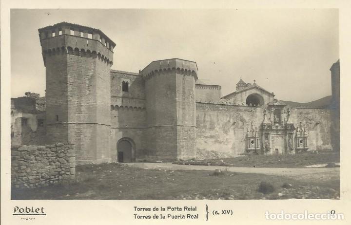 Postkarten: Poblet. Torres de la Puerta Real. Ricart. 9. Sin circular. Postal. 9x14 cm. Sin circular.