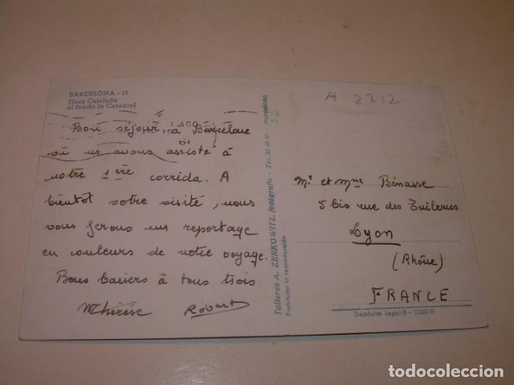 Postales: ANTIGUA POSTAL....BARCELONA. - Foto 2