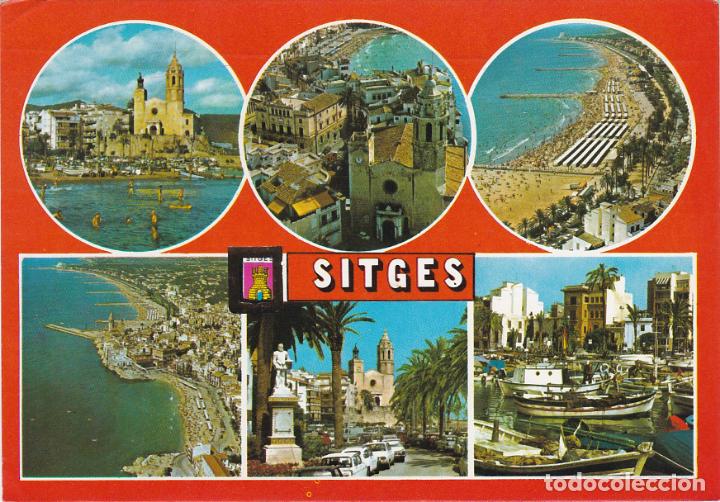 Postales: sitges, diferents aspectes, barcelona - Foto 1
