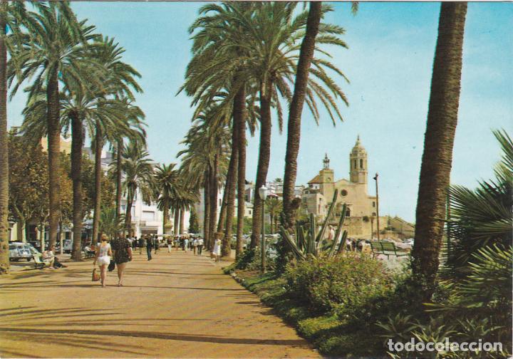 Postales: sitges, paseo de la ribera, barcelona - Foto 1