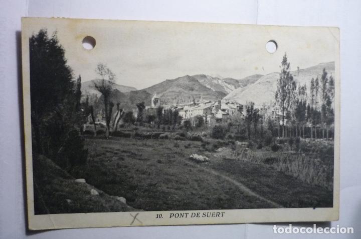 Postales: postal pont de suert  circulada  cm