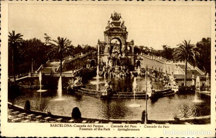 Postales: Barcelona &ndash; BCN &ndash; Cascada del Parque - 9x14 cms - Foto 1