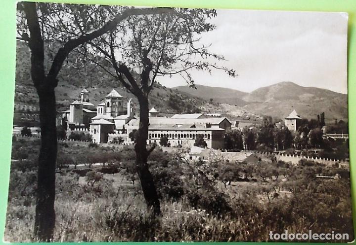 Postales: Real Monasterio de Poblet. Vista general. L. Plasencia. Nueva. Blanco/Negro