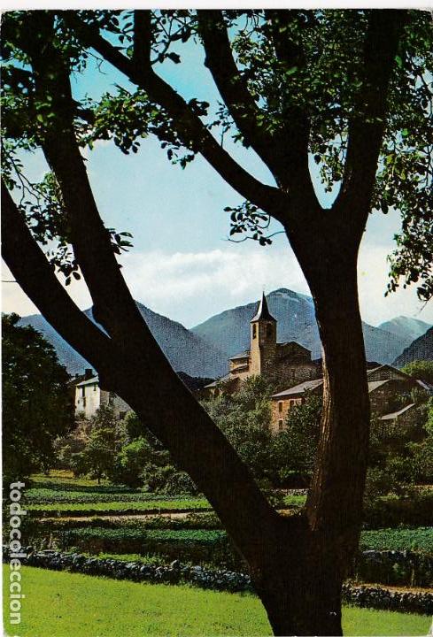 Postales: el pallars, iglesia parroquial de valencia de aneu, lerida