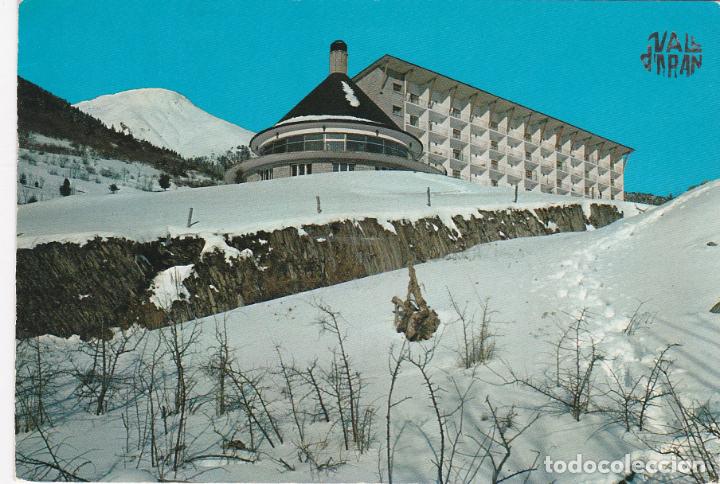 Postales: vall d&acute;aran, viella, panoramica en invierno del parador nacional turismo, lerida
