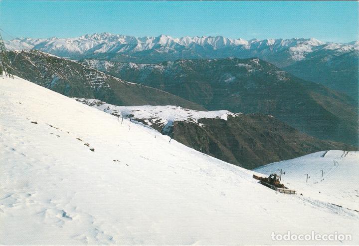 Postales: llesuy, pallars, subirats, estacio d&acute;hivern, al fons massis pica d&acute;estats i sollo, lerida