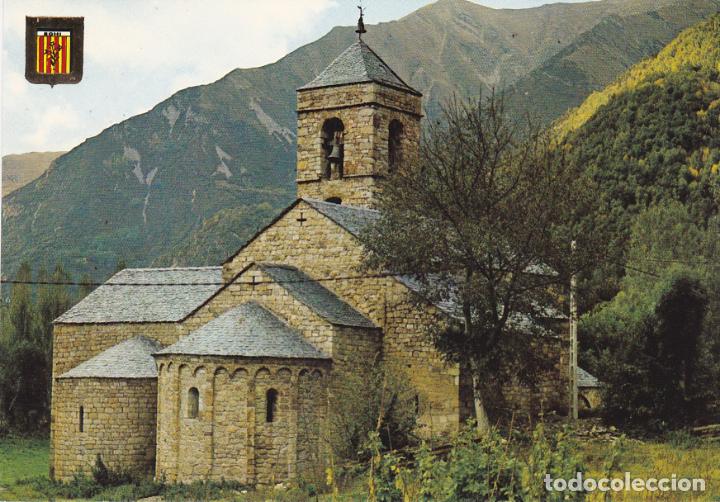 Postales: vall de bohi, barruera, esglesia romanica s.XII, boi, lerida