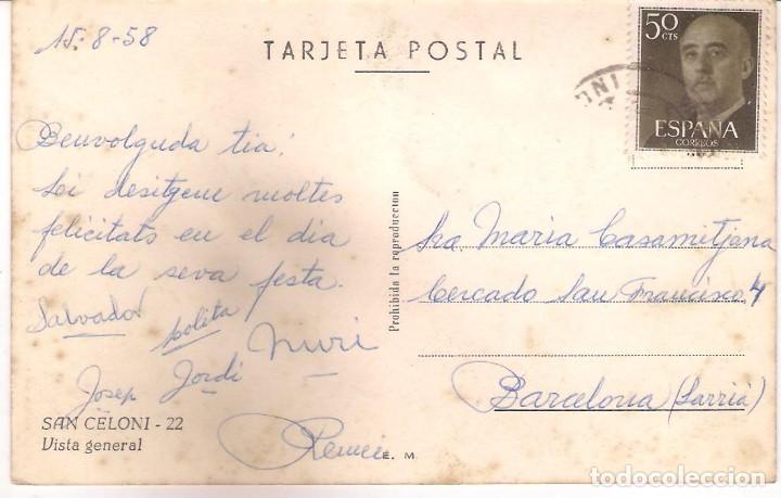 Postales: POSTAL DE SAN CELONI - VISTA GENERAL . - Foto 2