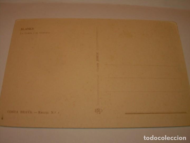 Postales: ANTIGUA POSTAL....BLANES. - Foto 2