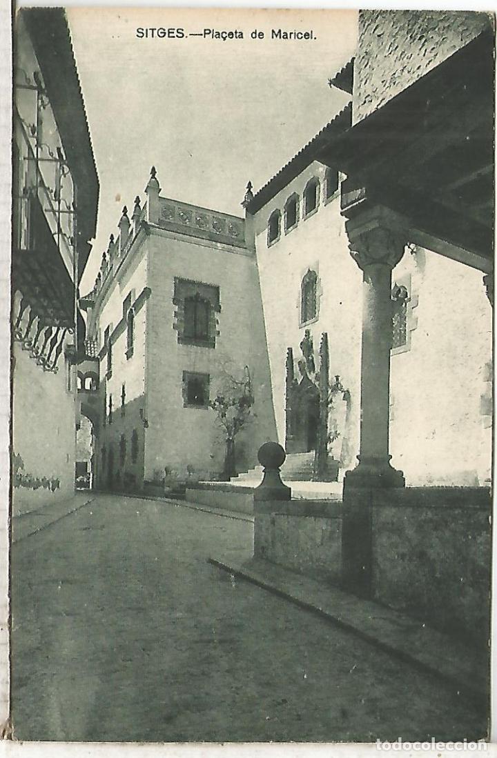 Postales: BARCELONA SITGES ESCRITA - Foto 1