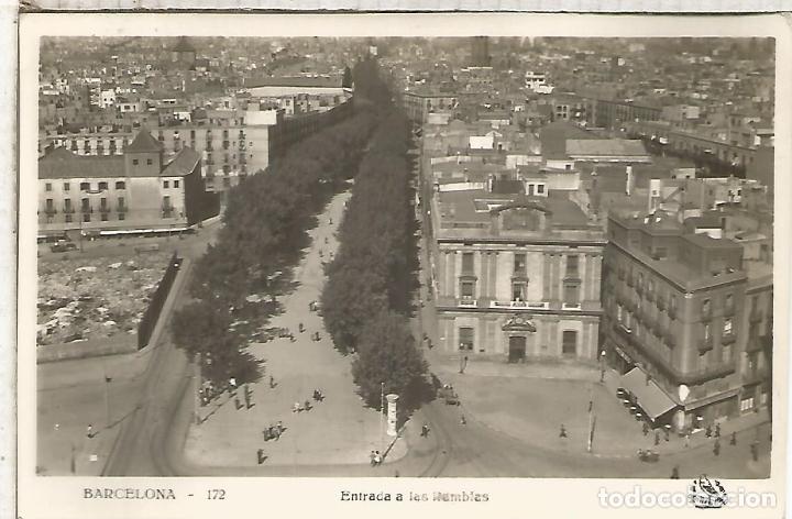 Postales: BARCELONA RAMBLAS ESCRITA - Foto 1