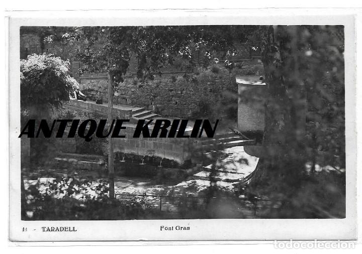 Postales: TARADELL N&ordm; 11 FONT GRAN - Foto 1