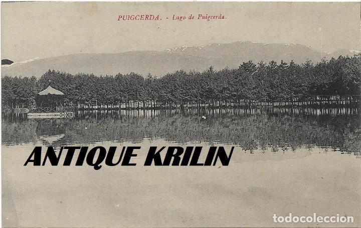 Postales: PUIGCERDA .- LAGO DE PUIGCERDA .- EDITION L. VERG&Egrave;S . PERPIGNAN