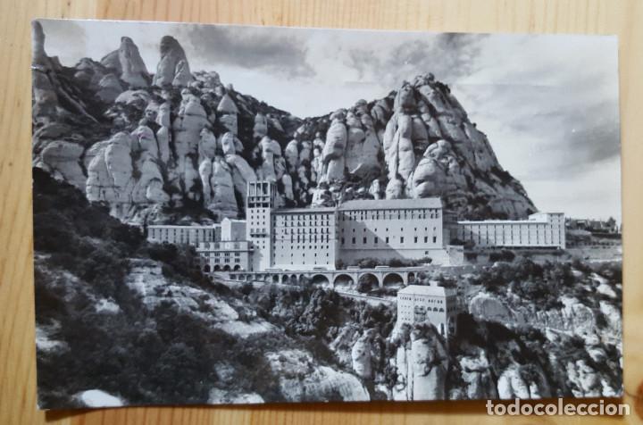 Postales: Montserrat N&ordm; 3 Serie 4 El Santuario desde el camino de San Miguel Foto Cebollero