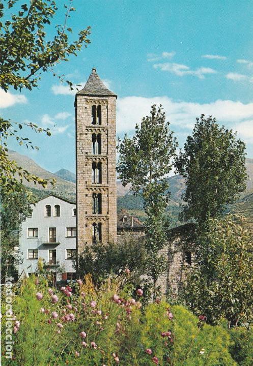 Postales: alto ribagorza, campanario romanico de erill la vall, lerida