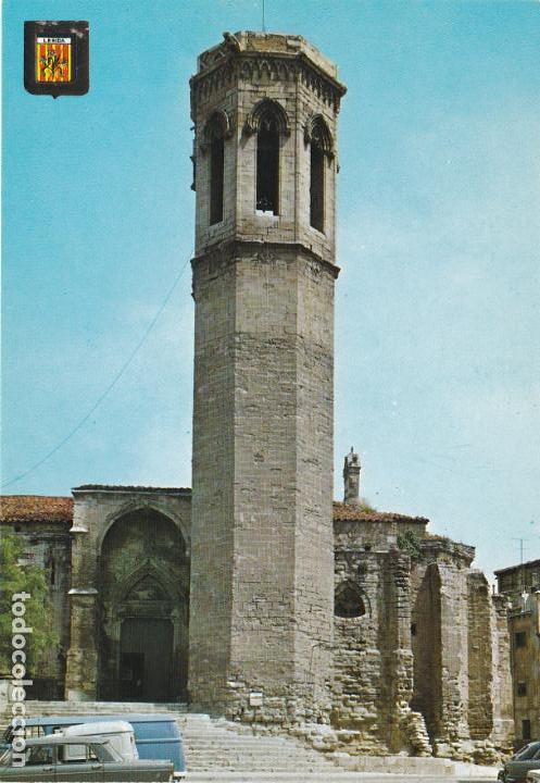 Postales: lerida, iglesia, parroquial de san lorenzo