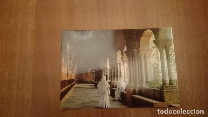 Postales: POSTAL REAL MONASTERIO DE POBLET VISTA PARCIAL DEL CLAUSTRO SIN CIRCULAR