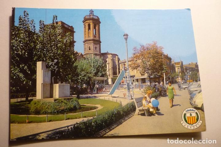 Postales: postal sabadell .- pl.dr.robert  -circulada  cm - Foto 1