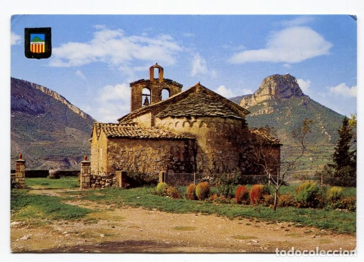 Cartes Postales: m04976 8528 organya iglesia de figols al fondo santa fe 1976 escudo de oro n&ordm;3