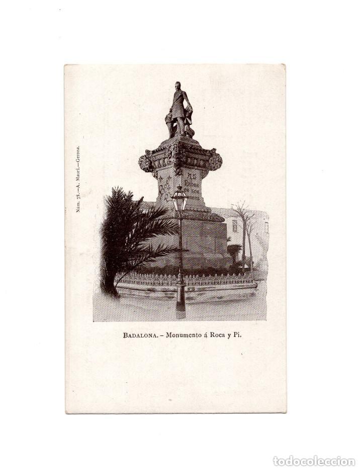 Postales: BARCELONA.- MONUMENTO &Aacute; ROCA Y PI - Foto 1