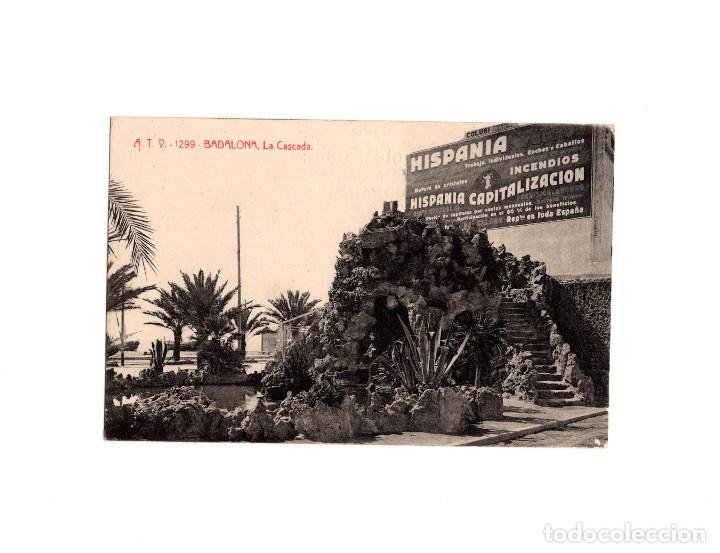 Postales: BADALONA.- LA CASCADA - Foto 1