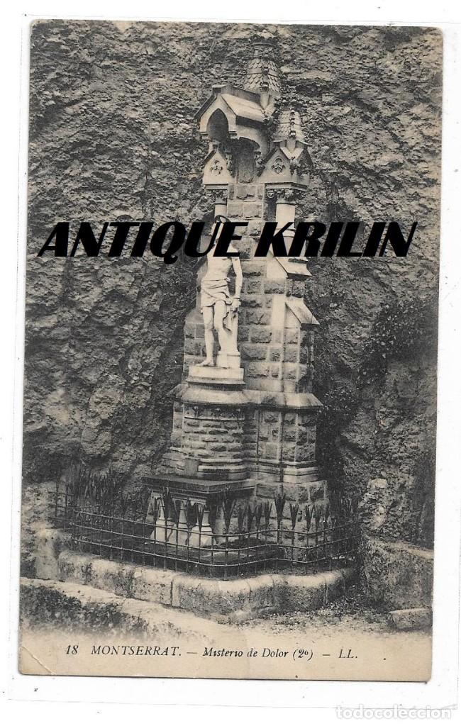 Postales: MONTSERRAT N&ordm; 18 .- 2&ordm; MISTERIO DE DOLOR .- EDICION L.L.