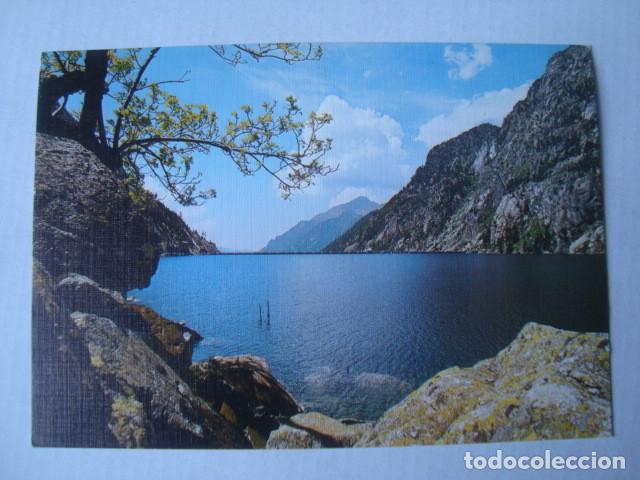 Postales: POSTAL VALL DE CALDES DE BO&Iacute;. L&rsquo;ESTANY CAVALLERS. ALTA RIBAGOR&Ccedil;A (ED. SICILIA, 1980). NO CIRCULADA.