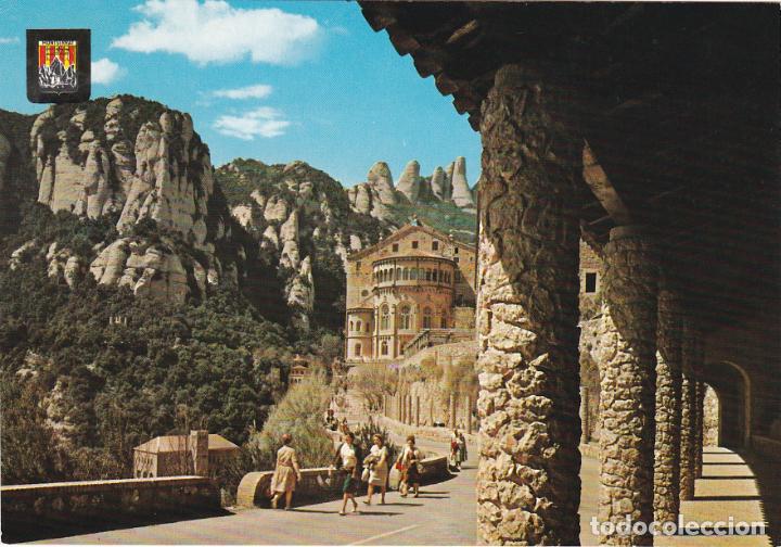 Postales: montserrat, abside de la basilica, barcelona - Foto 1